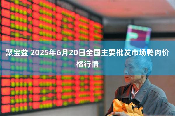 聚宝盆 2025年6月20日全国主要批发市场鸭肉价格行情
