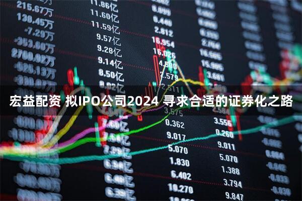 宏益配资 拟IPO公司2024 寻求合适的证券化之路